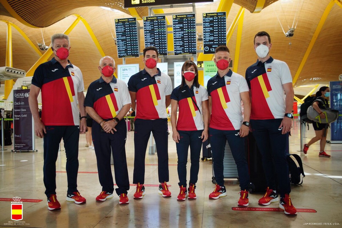 ¡HASTA PRONTO CAMPEONES!
¡Estaremos apoyándoos desde España 🇪🇸 porque vais a hacer historia!
#RoadtoTokyo #ESPKarateam
<a href="/loterias_es/">Loterías del Estado</a> <a href="/deportegob/">CSD</a> <a href="/iberdrola/">Iberdrola</a> <a href="/COE_es/">Comité Olímpico Español</a> <a href="/amarqueomor/">Antonio M. Marqueño</a> <a href="/EFEdeportes/">EFE Deportes</a> <a href="/europapress/">Europa Press</a> <a href="/sandrasankarate/">Sandra Sánchez</a> <a href="/DamianHQuintero/">Damian Quintero</a>
