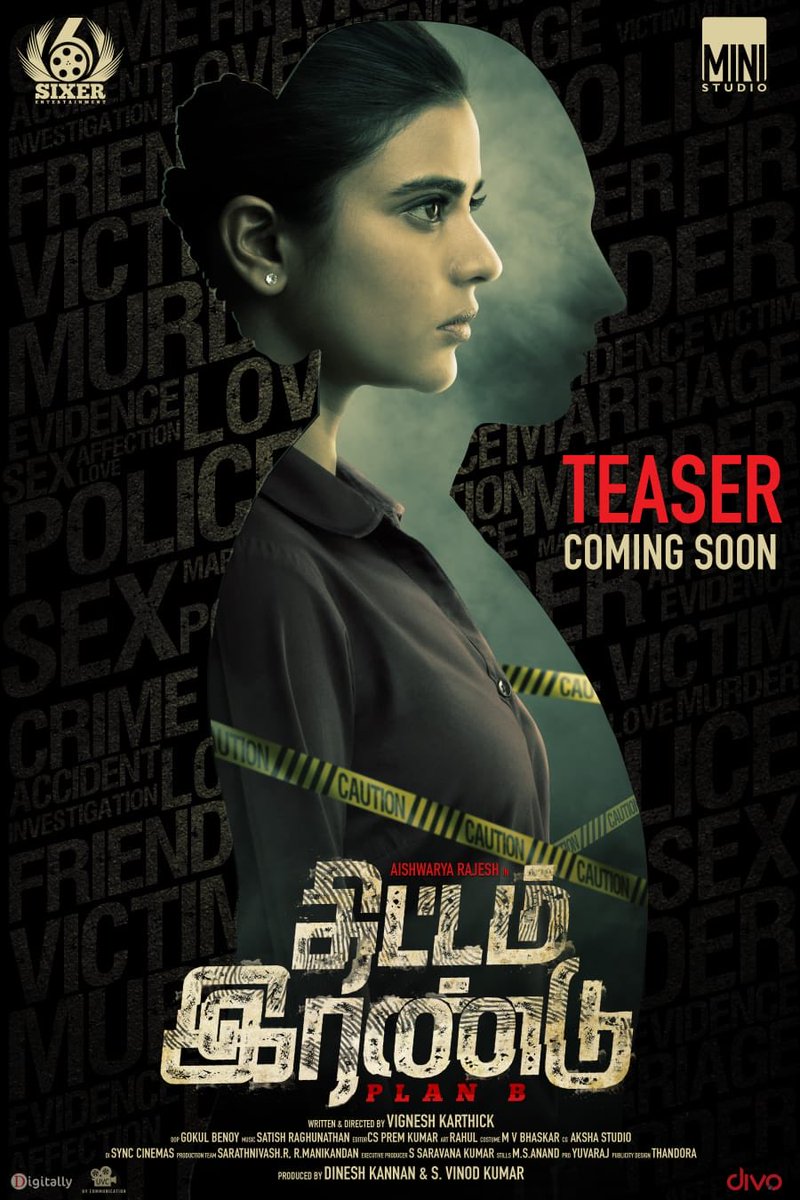 CineTimee's tweet image. #ThittamIrandu ! Official Teaser Coming Soon !
#PlanB ! @aishu_dil ! @proyuvraaj !
#MiniStudio ! #ThittamIranduTeaser ! @vinod_offl !
#CineTimee !