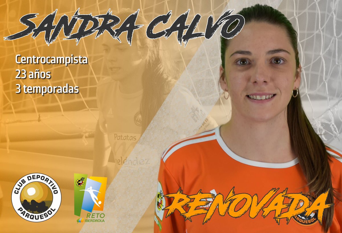Woso Promises Magazine (@wosomagazine) on Twitter photo .<a href="/CDParquesolFem/">CD Parquesol Femenino</a> 🟠🟠ha anunciado la renovación de las jugadoras Iria Castro (<a href="/IriaCastro7/">Iria Castro</a>) y Sandra Calvo (<a href="/sandracalvo_17/">Sandra Calvo</a>)
Ambas jugadoras permanecerán un año más en el club vallisoletano
Mucha suerte y enhorabuena 🍀🎉
#wosomagazine🧩 #RetoIberdrola #VamosParquesol .<a href="/CDParquesolFem/">CD Parquesol Femenino</a> 🟠🟠ha anunciado la renovación de las jugadoras Iria Castro (<a href="/IriaCastro7/">Iria Castro</a>) y Sandra Calvo (<a href="/sandracalvo_17/">Sandra Calvo</a>)
Ambas jugadoras permanecerán un año más en el club vallisoletano
Mucha suerte y enhorabuena 🍀🎉
#wosomagazine🧩 #RetoIberdrola #VamosParquesol