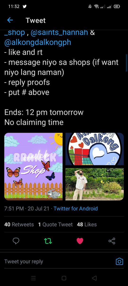 1_1unooo's tweet photo. @rrailck_shop @saints_hannah @alkongdalkongph #RRAILCKSHOP_GA HAPPY HAPPY MOTMOT PO! THANKYOU FOR THE GIVEAWAY https://t.co/HjkVOau3sZ
