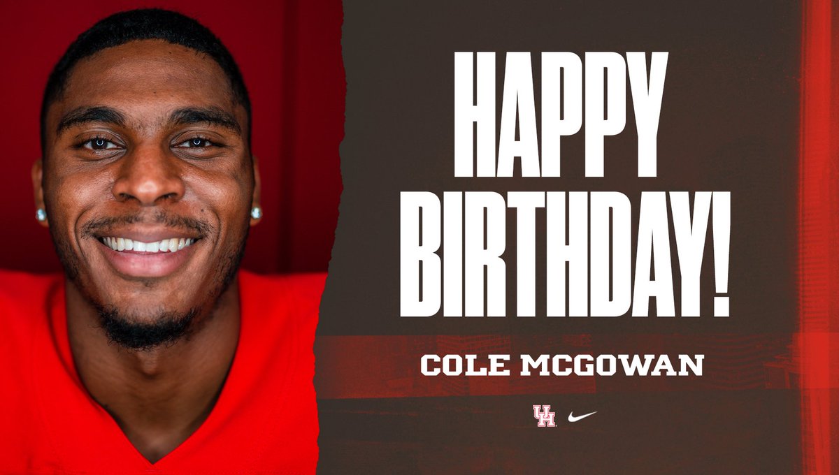 UHCougarFB's tweet photo. Happy Birthday, @cole_mcgowan! 

#GoCoogs https://t.co/g1Q4xFUwkT