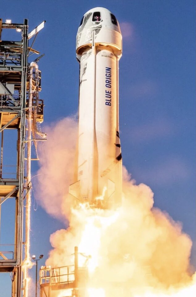AlanVMichaels's tweet photo. hot
space
ride
#3WordsPoet #hot
#Poetry
#AmWritingScience
#Science
#BlueOrigin
#NewShepard
#NSFirstHumanFlight
📷 ©Blue Origin
👏👏
The first human-crewed flight of Blue Origin’s New Shepard rocket on 07-20-2021, the 52th anniversary of the Apollo 11 moon landing! https://t.co/sTJic26Ael