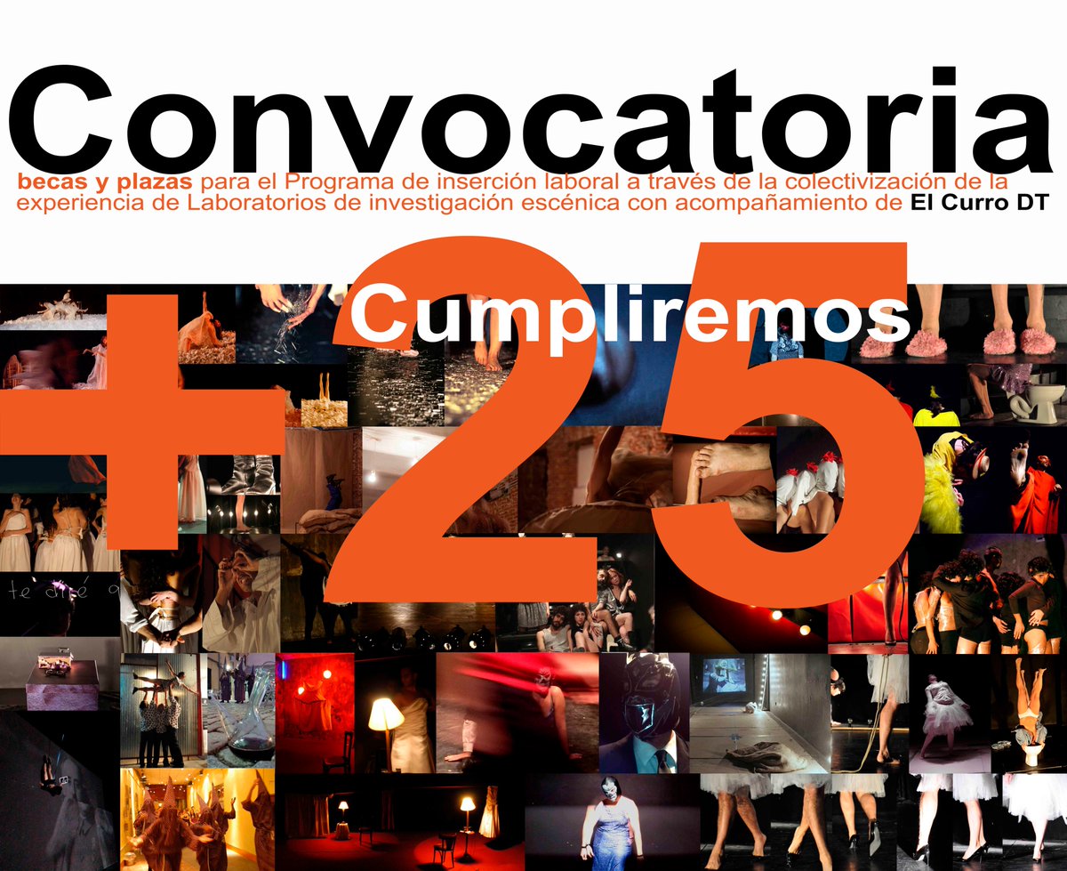 Abierta convocatoria 
elcurrodt.coop/25-cumpliremos