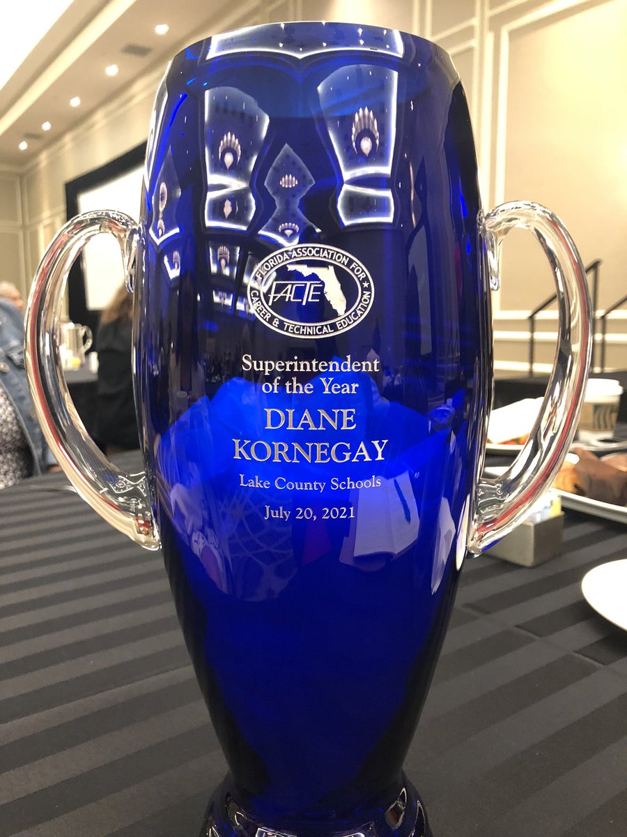 Lake County Schools (@lakeschools) on Twitter photo Congratulations to <a href="/Supt_Kornegay/">Diane Kornegay</a>, who this morning was named Superintendent of the year by the Florida Association for Career & Technical Education in recognition of her fierce support of students, teachers and expanded access to CTE! Thank you for your leadership! Congratulations to <a href="/Supt_Kornegay/">Diane Kornegay</a>, who this morning was named Superintendent of the year by the Florida Association for Career & Technical Education in recognition of her fierce support of students, teachers and expanded access to CTE! Thank you for your leadership!
