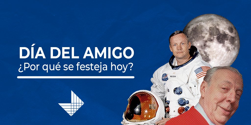 En el año 1961, Enrique Fabbaro decidió enviar 1000 cartas a 1000 países en 7 idiomas distintos para proponer que se conmemore el Día del amigo el mismo día que el Hombre llegó a la Luna, ya que eso simboliza un gesto de amistad desde la humanidad hasta el universo 💡 ¡Feliz día!