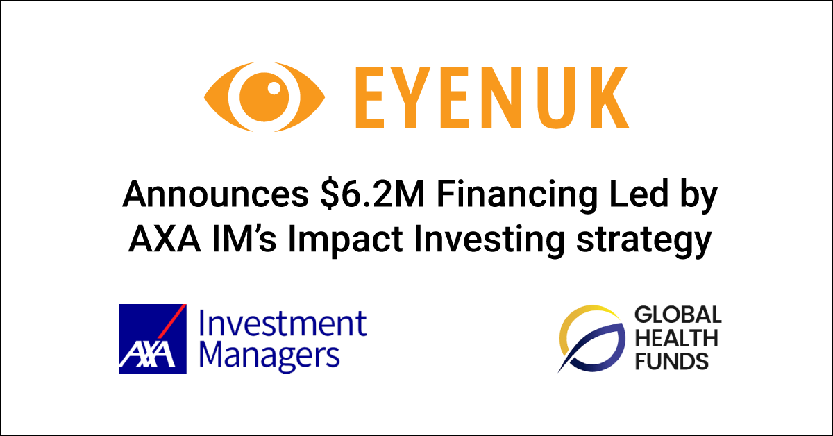 EyenukInc's tweet photo. We are excited to announce a $6.2M financing led by @AXAIM Impact Investing strategy and look forward to working with @AXAIMAlts and Global Health Investment Advisors. https://t.co/lnQK79j1kP

#impactinvesting #venturecapital #AI #digitalhealth #diabeticretinopathy #ophthalmology https://t.co/P1vF84t3w5