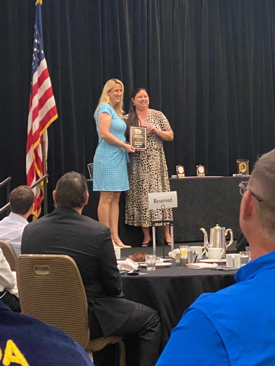 Congratulations Lauren Ebert <a href="/lrw421/">Lauren Walden Ebert</a> for winning the CAD Academy Innovation Award for <a href="/HCPSCTAE/">Dept of Career, Technical, and Adult Ed</a> at the FACTE state conference!