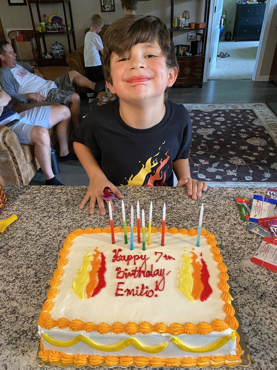 Karleenel4's tweet photo. Hey @Preston i appreciate the party supplies on #firemerch but I still had to make a piñata and figure out how to put your logo on a cake 😅 my boys would love a shoutout from you! https://t.co/Ke36Nb7NGZ