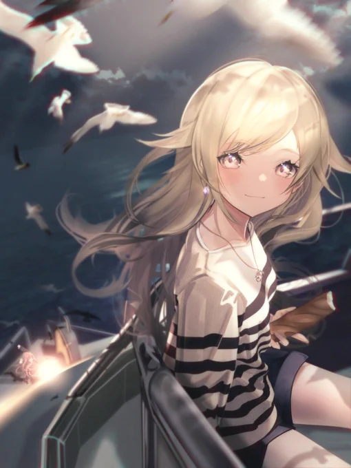 『船上のボナペティ』#ヒメヒナアート 