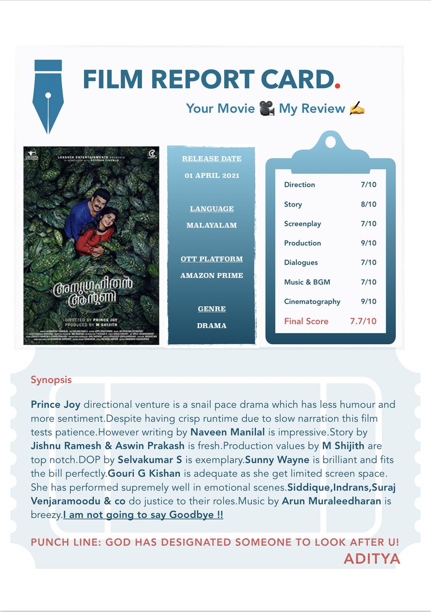 CardFrc's tweet photo. #anugraheethanantony @SunnyWayn @Gourayy #naveenmanilal #siddique #indrans #selvakumar #mshijith #arunmuraleedharan #surajvenjaramoodu #princejoy #jishnuramesh #aswinprakash #mollywood @PrimeVideoIN #APRIL #april2021 https://t.co/FfcTHk3R9V