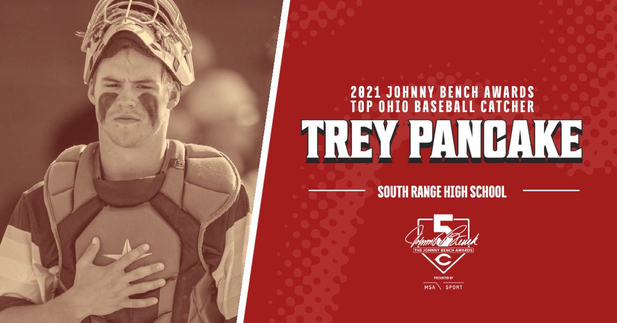 2021 Johnny Bench Awards
Ohio HS Baseball Winner - Trey Pancake
* First Team All-State
* Ohio D3 Co-Position Player of the year 
* 2021 PBR Position Player of the Year
* <a href="/OhioStAthletics/">Ohio State Buckeyes 🌰</a> Commit