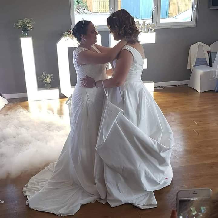 Was a real privilege to conduct our friends wedding 2 years ago. Happy anniversary to you both.