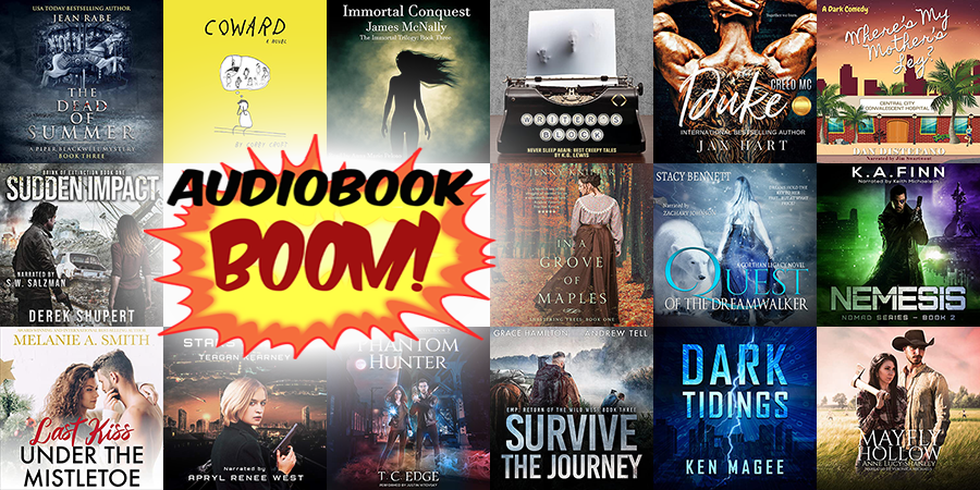 audiobook_boom's tweet photo. 💥 Your Audiobook BOOM for 7/20/21 💥 - https://t.co/EuLo2Ly1IO https://t.co/x4ZF6ZnEzc
