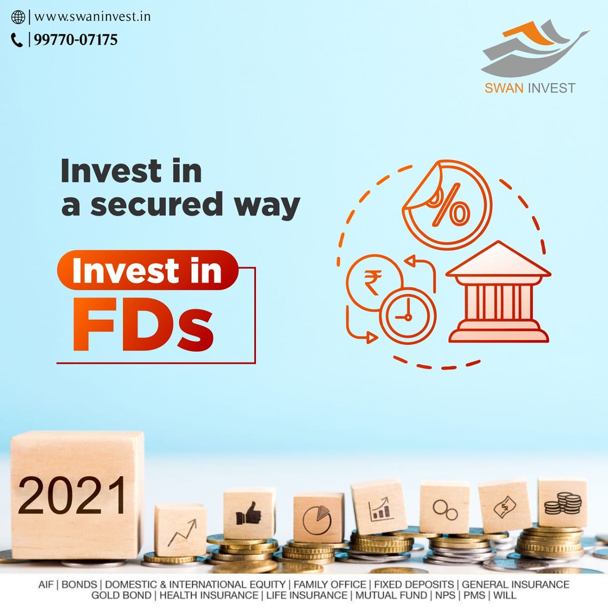 InvestSwan's tweet photo. FDs are a financial instrument with great returns if you know which is the right scheme! 

👉 Call our experts to know how, at 9977007175 ! 

#Financialgoals #investtoday #investment 
#FixedDeposits #financialscheme 
#swaninvest https://t.co/7O0Y9ysC02