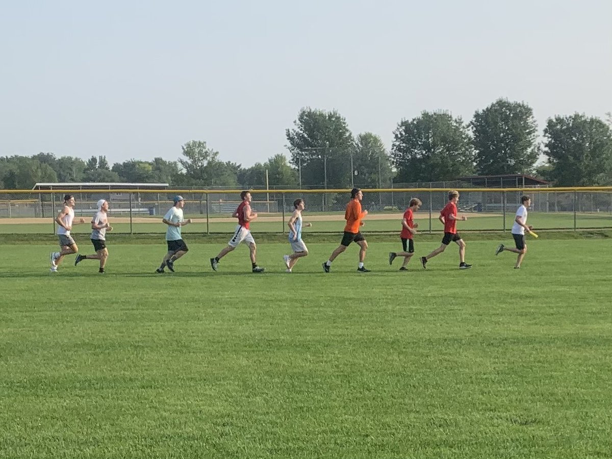 DCGBoysXC's tweet photo. We are underway at our eight hour relay. A nice group of alums got us started — great to have them back around! #buildingtradition #teamtogether https://t.co/DG6zDdmM5f