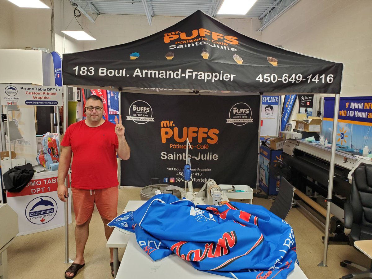 2mptexservices's tweet photo. Another set of 10*10' Pop Up Tents - 2 Day In-House Production for CUSTOM PRINTED Commercial Grade Tents and Double-Sided Advertising Flags #outdoor #tent #commercial #advertising #flag #flags #customprinted #dyesub #dyesublimation #sublimation #canopytent #print #PRINTING #tents https://t.co/QcPm5GEZKN