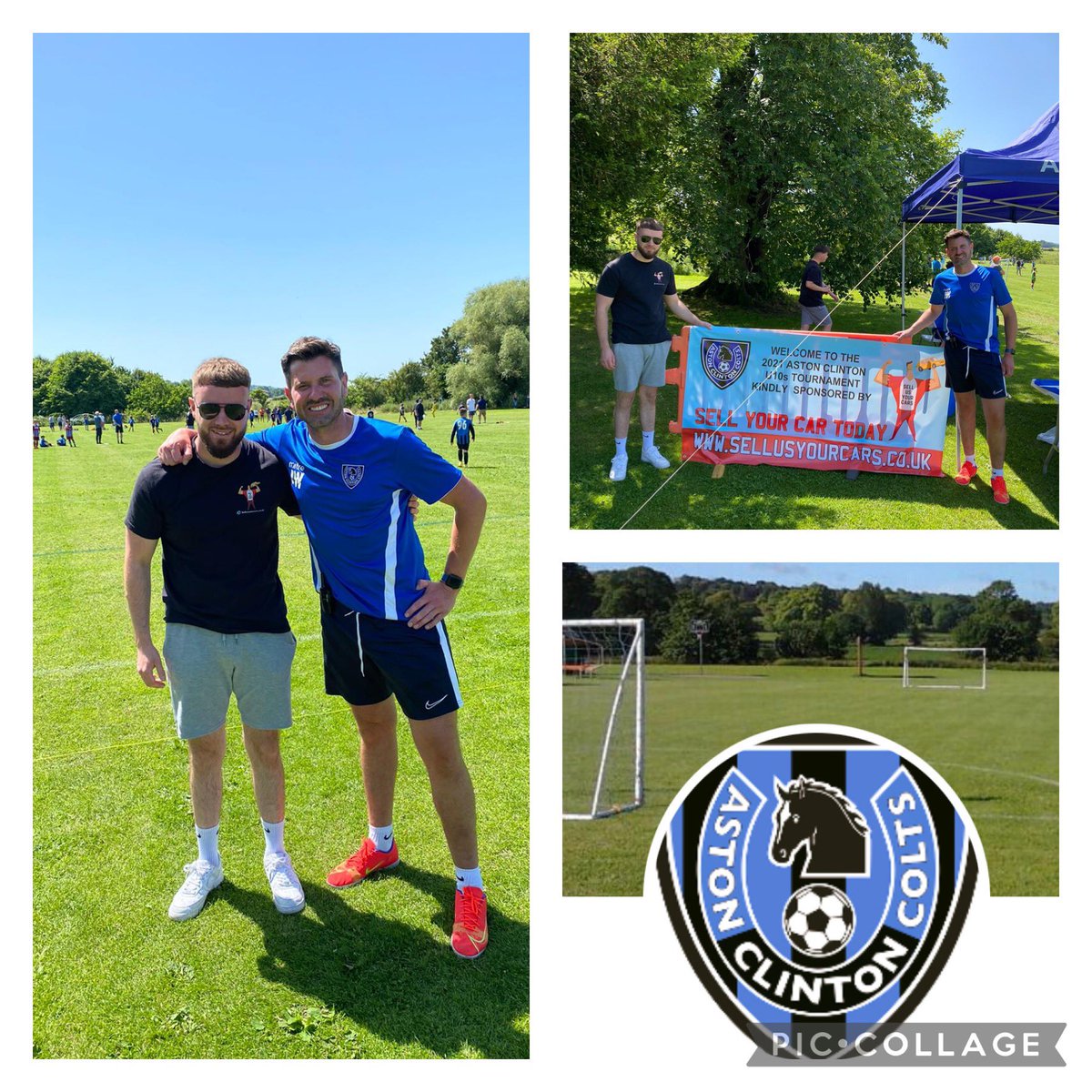 Many thanks to Alex and sellusyourcars.co.uk for sponsoring our U10 Mini Tournament on Saturday.

Thankyou for supporting Aston Clinton Colts JFC and #grassrootsfootball 🔵⚫️🔵⚫️