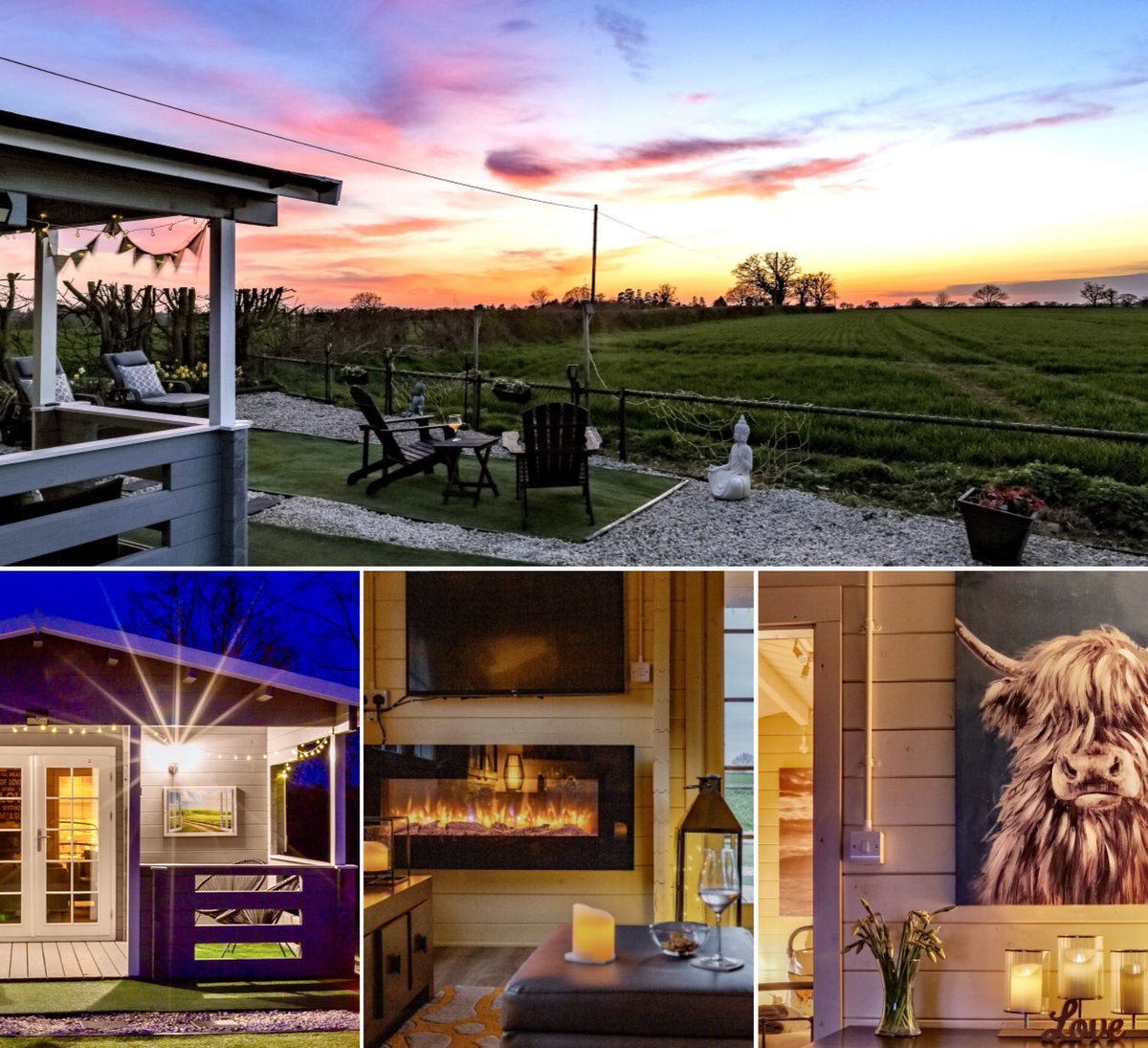 TheRetreat19's tweet photo. Holiday let log cabins in the Suffolk countryside https://t.co/SHo0xTBUuD https://t.co/cp16FabEbj