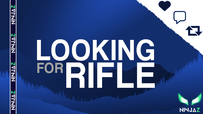 Für die kommende ESEA Season sind wir noch auf der Suche nach einer Rifle.

Wir können viel Zeit, ein kleines Gehalt, viel Motivation, einen IGL und Coach bieten.

Mehr Informationen:
bit.ly/ninjaz_rifle
bit.ly/ninjaz_rifle
bit.ly/ninjaz_rifle
bit.ly/ninjaz_rifle