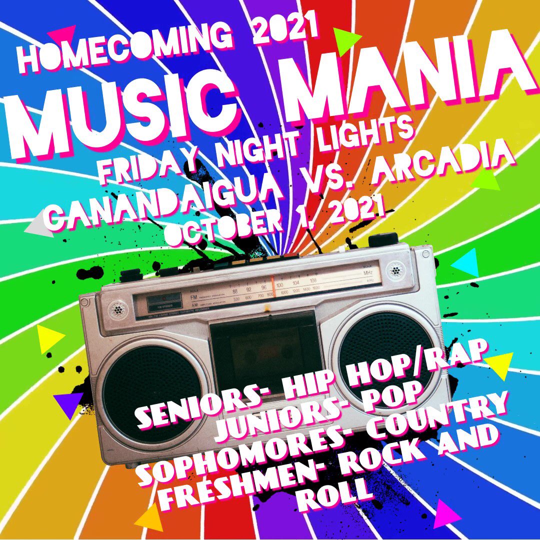 Student government is looking for a design to incorporate the themes chosen by each class-see image-
 
Designs need to be submitted to studentgovernment@canandaiguaschools.org by July 28th at 10 AM so that we can vote on best design.
<a href="/CABraves/">Canandaigua Academy</a> @CABravesSports