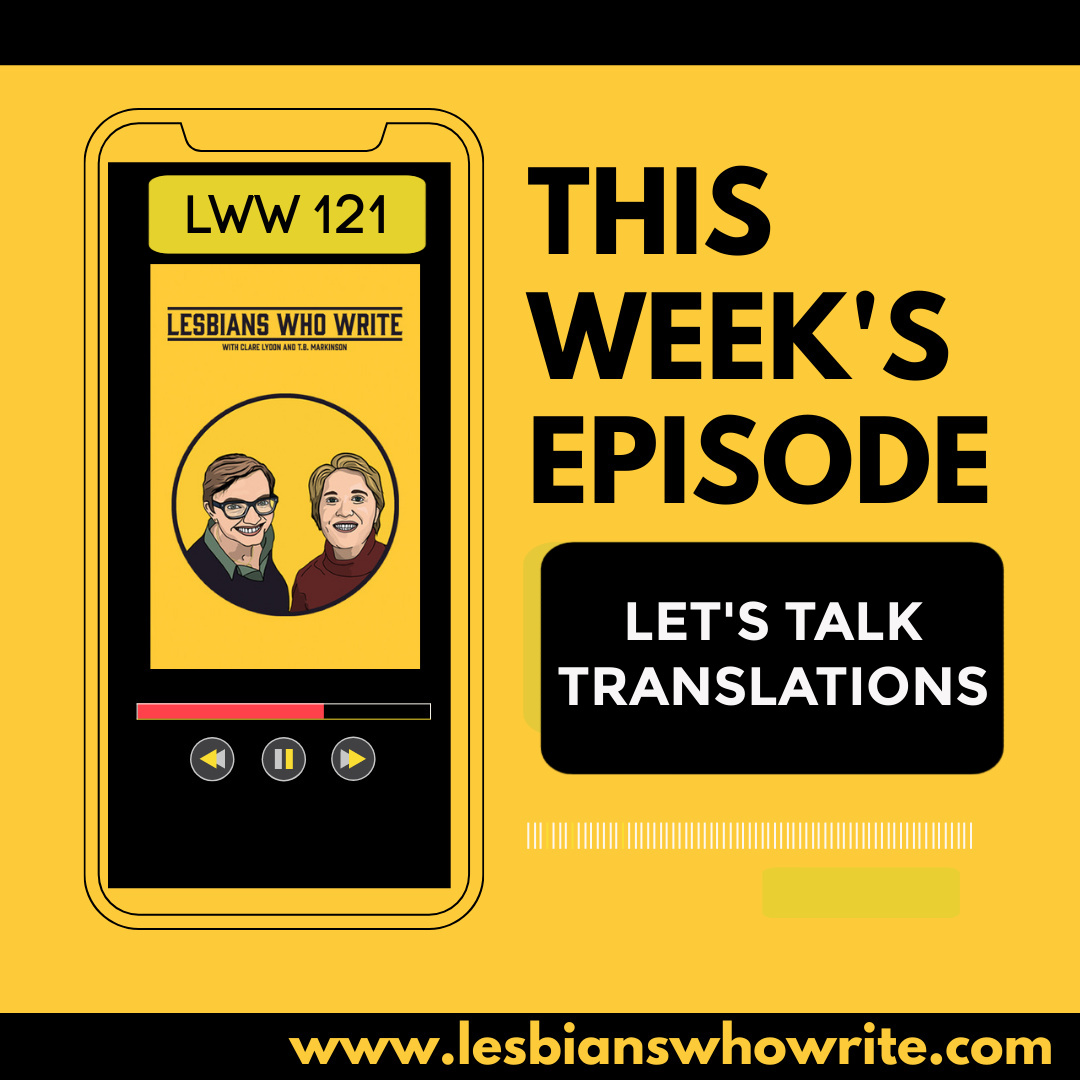 LesWhoWrite's tweet photo. Considering translating your books? Check out episode 121 of #LesbiansWhoWrite for the ins and outs of translations. 

Listen here: https://t.co/U6aAv60L0q

#LesbianFiction #LesficAuthors #WritingPodcast #WritingCommunity #QueerAuthors https://t.co/iqmUPmFgia