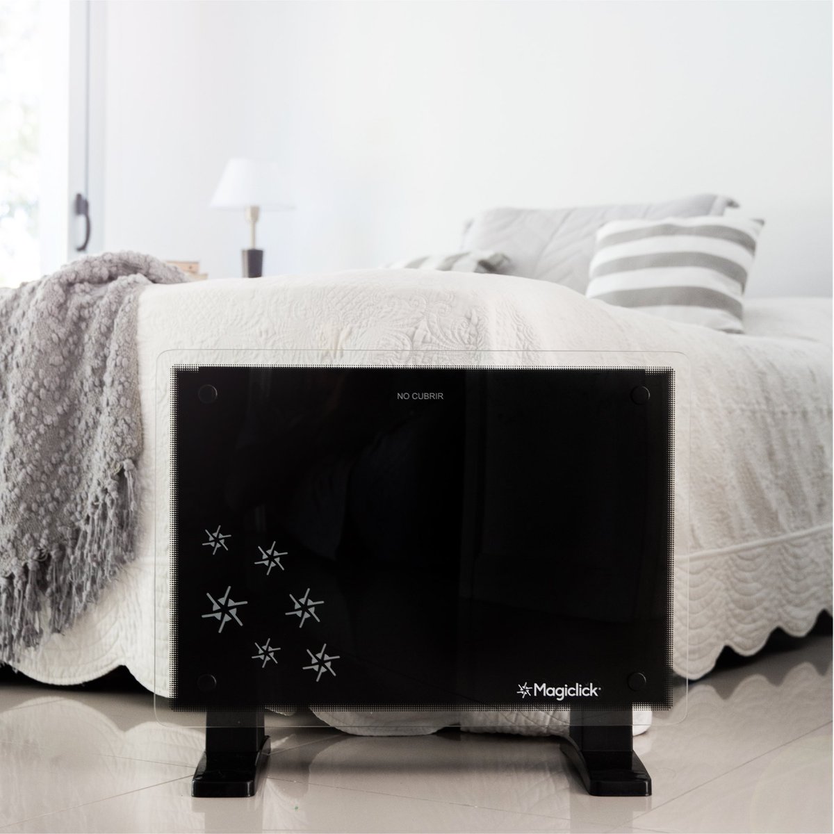 Magiclickar's tweet photo. Convector eléctrico con panel vitrocerámico ♨️
 .
👉🏻Selector de temperatura rotativo.
👉🏻Tres niveles de potencia 800W, 1300W y 2000W.
👉🏻Termostato analógico
👉🏻Calor envolvente sin humedad
.
Conseguilo en nuestra tienda online https://t.co/pFTXc9W3e1, hacemos envíos a todo el país https://t.co/gCCwwmWEZf