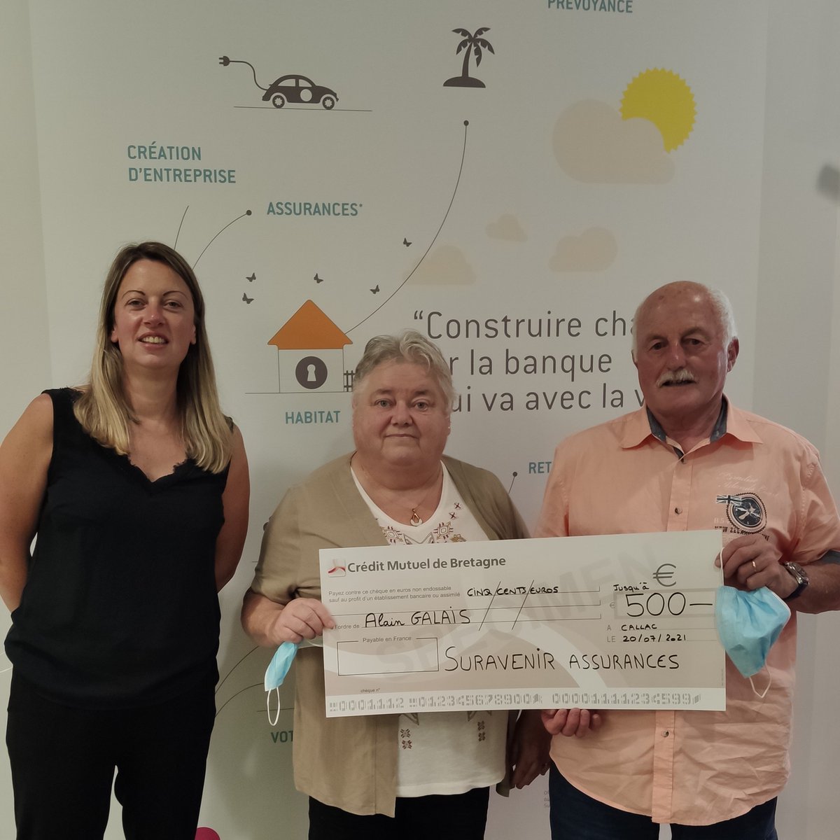 cmb_4_sources's tweet image. M et Mme Galais sont les heureux gagnants du dispositif &quot;Jusqu&apos;à 500€ à gagner sur vos assurances&quot; !

Merci pour la confiance qu&apos;ils nous ont accordé dans la gestion de leurs contrats @SuravenirASSUR