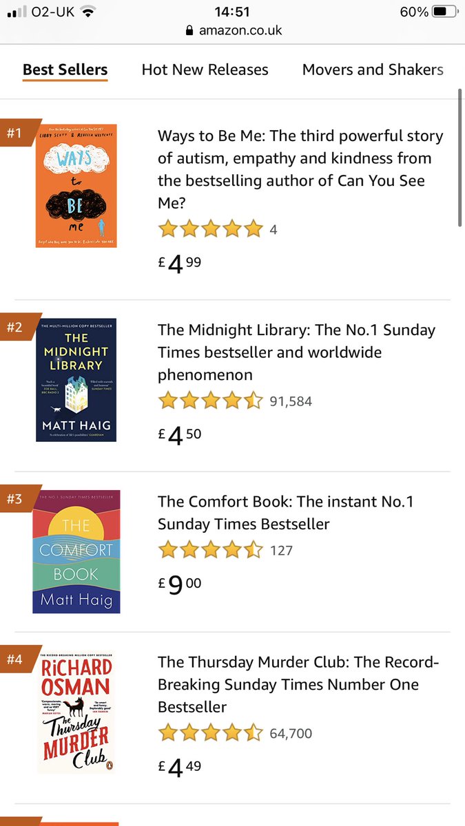 So good to see @BlogLibby and @WestcottWriter sitting at #1 on Amazon today after a brilliant appearance on @lorraine. So proud to publish you @scholasticuk