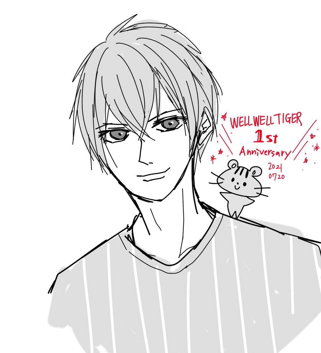 wellwelltiger's tweet photo. 1周年！でした！めっきり活動していませんがWELL WELL TIGERは不滅なのでゆるゆる活動していきます🐯いつも見ていただいてありがとうございます🥳𝑩𝑰𝑮𝑳𝑶𝑽𝑬💕 https://t.co/hYwFbaZJNj