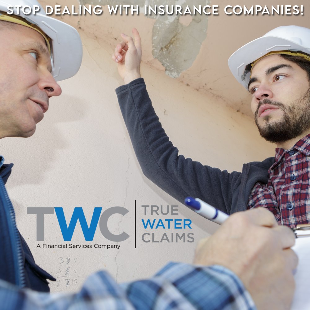 TrueWaterClaims's tweet image. Partner with True Water Claims! Stop dealing with insurance companies! You can't trust them to pay you what your job is worth. If you accept our purchase offer, you can have your money fast.