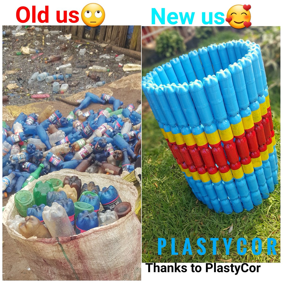 plastycor's tweet photo. PlastyCor RDC,  une entreprise de recyclage des bouteilles plastiques à Bukavu et ailleurs en RDC... https://t.co/eQo4m2UbtD