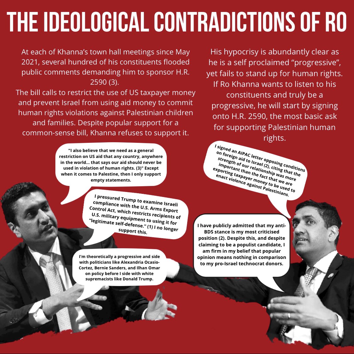 SJSUSJP's tweet photo. It’s our duty to demand that our local politicians put their money where their mouth is 🤑 let’s talk about Ro Khanna https://t.co/bGrnFLiPez