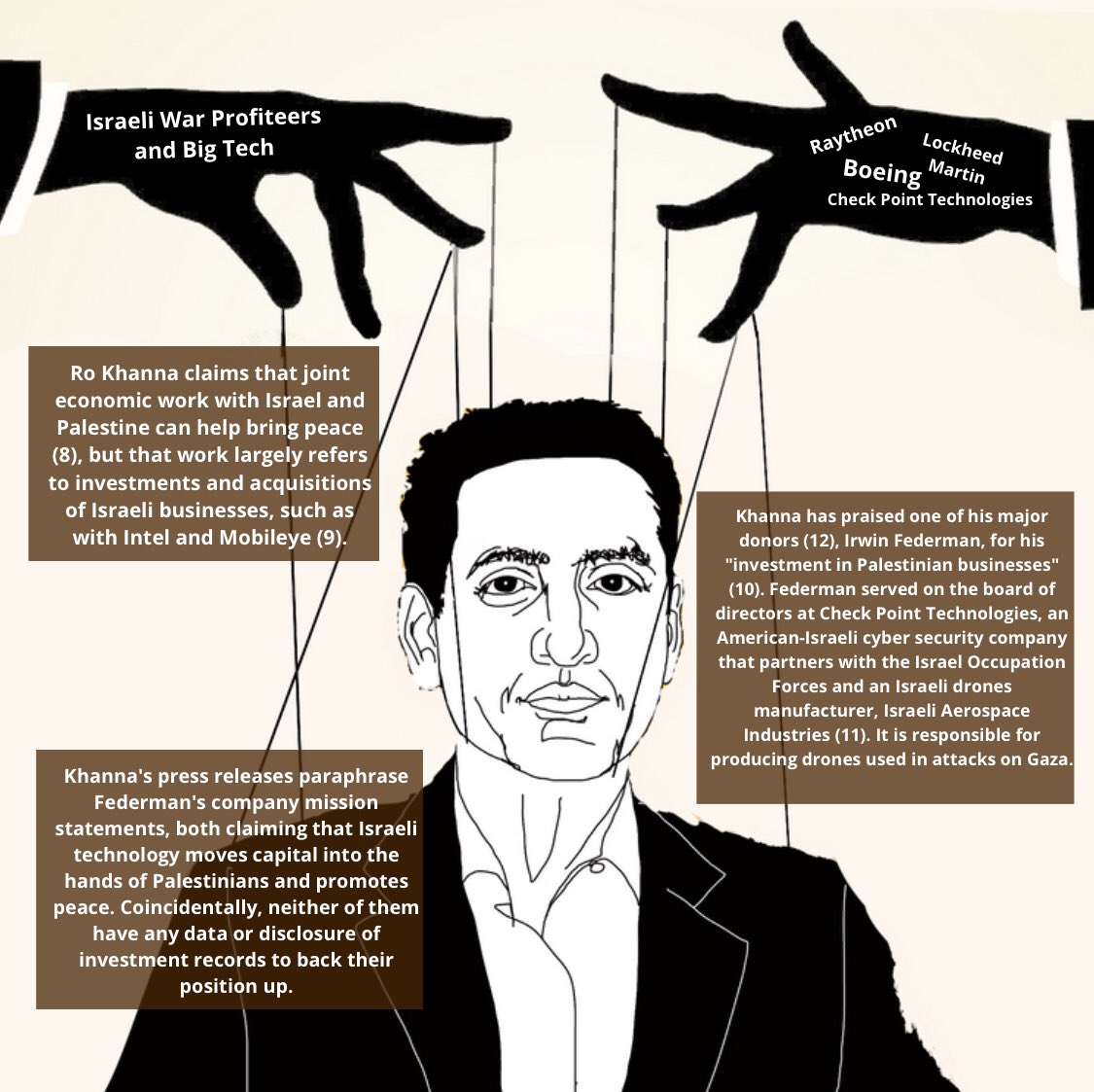 SJSUSJP's tweet photo. It’s our duty to demand that our local politicians put their money where their mouth is 🤑 let’s talk about Ro Khanna https://t.co/bGrnFLiPez