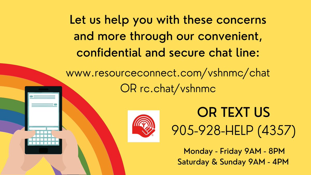 Two Spirit and LGBTQIA+ people face unique challenges &amp; barriers in reporting crime and seeking support. We seek to break down these barriers.

Text 905-928-HELP (4357)
Mon-Fri 9am-8pm
Weekends 9am-4pm
Or call us 24/7 at 1-800-264-6671

#victimservices #LGBTQIA+ #TwoSpirit