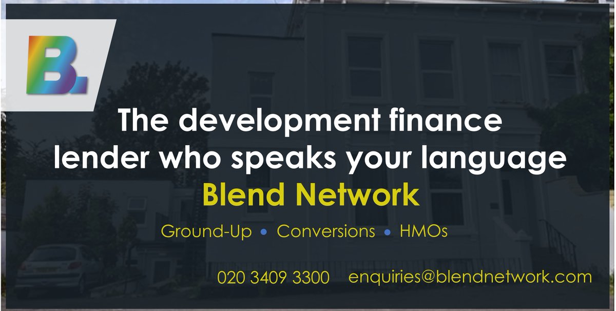 network_blend's tweet image. H1 2021 has been busy at @network_blend. As we approach our £30m lending landmark, we thank all those #propertydevelopers who trust us to provide #funding for their #propertyprojects.
Looking for #developmentfinance? Drop us an email to find out more at enquiries@blendnetwork.com