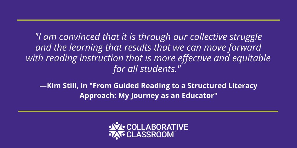 What's your personal learning journey as a teacher of reading? In this intro to our brand-new blog series about the #scienceofreading, <a href="/kimstill35/">Kim Still</a> shares her journey from guided reading to small group instruction with a structured literacy approach. bit.ly/36P5Ywp