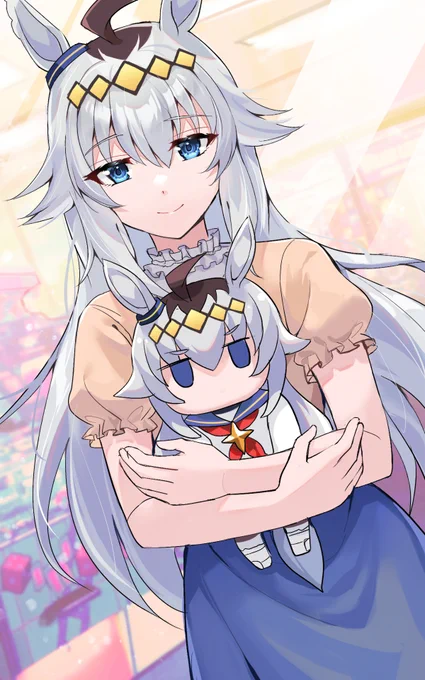 22日目
#ウマ娘プリティーダービー #ウマ娘 
オグリキャップとぬいぐるみ 