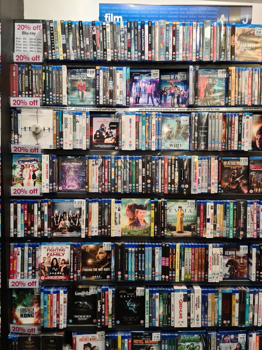 hmvCarlisle's tweet photo. 20% off our amazing bluray and 4k range* just for this week for our 100th birthday celebrations!! #100yearsofHMV #HMV100 #happy100hmv #Nipper #HappyBirthdayNipper
@hmvtweets @hmvWorkington @TheLanesSC @CarlisleShopper
@FeatureCumbria @cfmradio @newsandstar
*Some exemptions apply https://t.co/kS6aK2DaMg