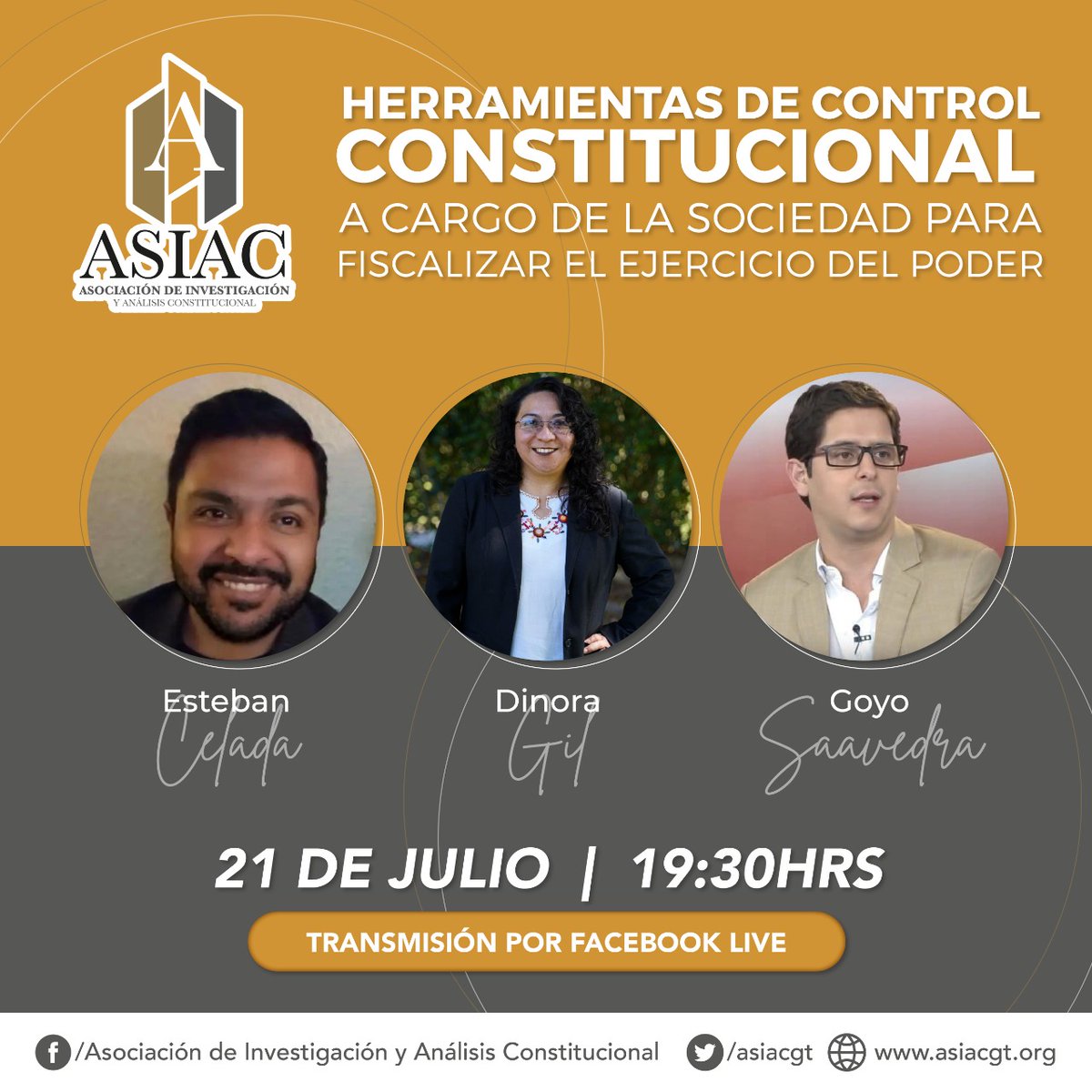 asiacgt's tweet photo. El rol de la ciudadanía debe ser prioritario en el control al poder público, una ciudadanía apática es la receta para el abuso. Conversaremos sobre ese tema con @Goyo_Saavedra @dinora_gil @estebanceladaf https://t.co/6XcBRd0wMQ