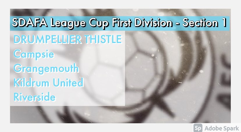 Drumpellier's tweet photo. The draw has been made for the League Cup, our group is as follows…. Less than a month to go to the new season starts. 

Mon the Thistle! https://t.co/szneZKt8PU