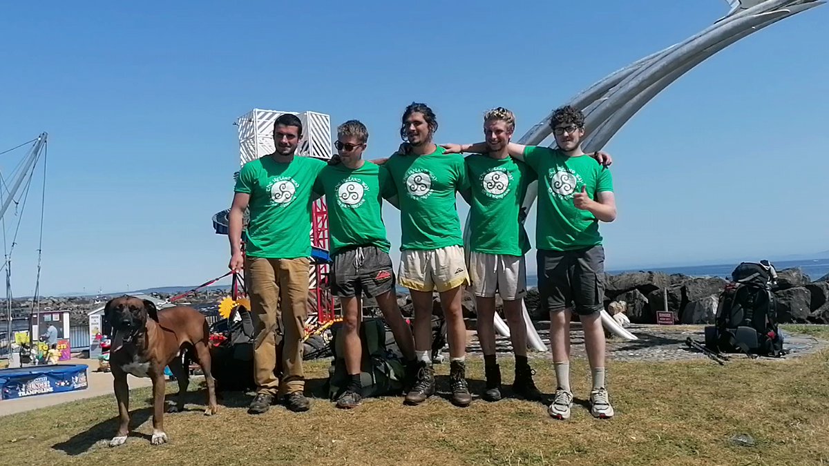 newryreporter's tweet photo. In News: Five local lads have finished the trek of a lifetime having completed @TheIrelandWay - totalling more than 1,000 kilometres https://t.co/WC9UE4d2hg