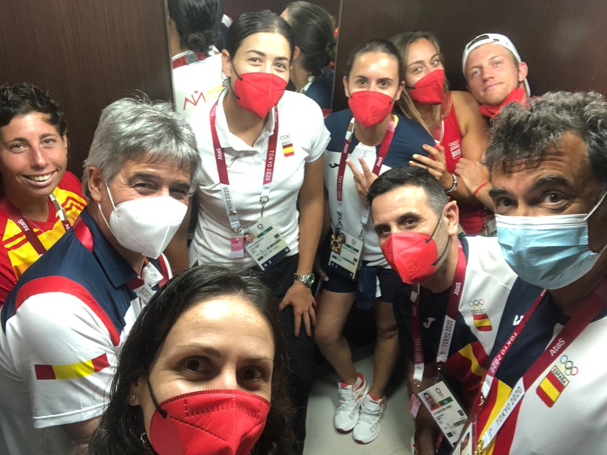 🎾 #Tokyo2020 Esperando a los rezagados en Tokio😍...

✈️ La expedición 🇪🇸 estará al completo muy pronto en la Villa Olímpica🎌

#MAPFREtenis ❤️ #ElCorazónDeEspaña <a href="/COE_es/">Comité Olímpico Español</a>