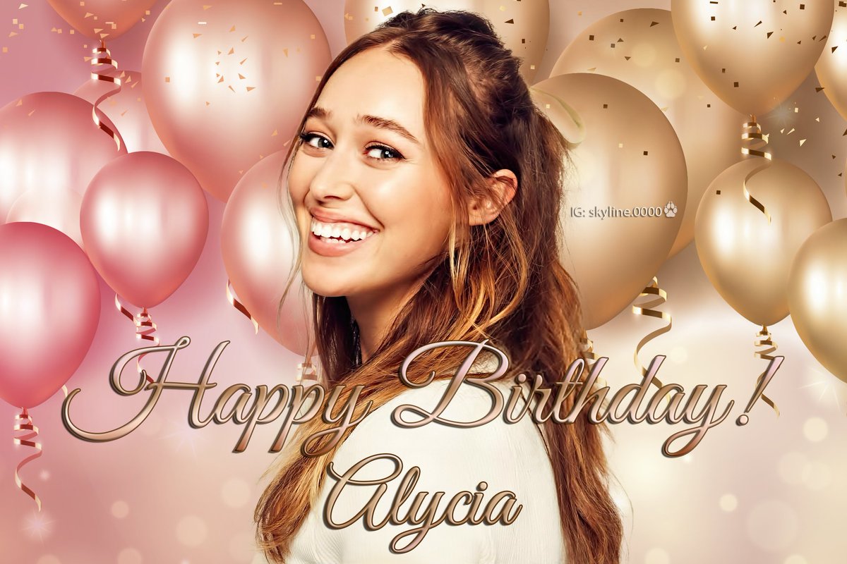 Jomp_em_op's tweet photo. Happy Birthday To the most beautiful and kindest human being Ever. Have a great day sweet Alycia, You deserve all the LOVE in the world! ❤️🥳🎂❤️💐
 #HappyBdayAlycia https://t.co/ECvFSZXY8X