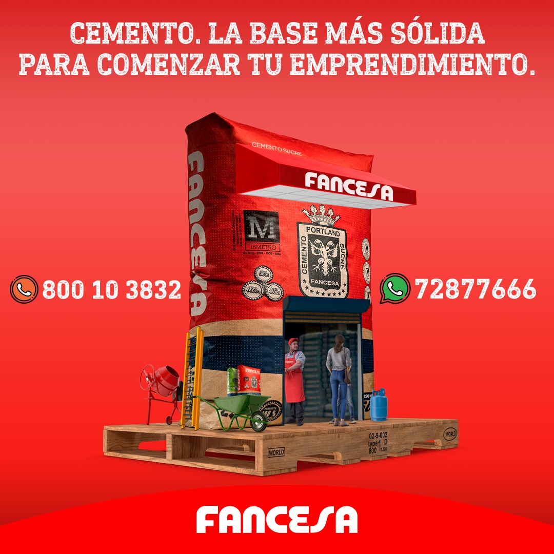ABRE HOY MISMO TU PUNTO DE VENTA FANCESA. 👍🏗️🚚🚛

¿COMO COMENZAR TU EMPRENDIMIENTO? Elige algunas de estas opciones:
👉🏽 Llena este Formulario Web:
fancesa.com/formulariopdv
👉🏽 Contáctanos por Whatsapp: 72877666
👉🏽 Llámanos por Tel: 800 10 3832