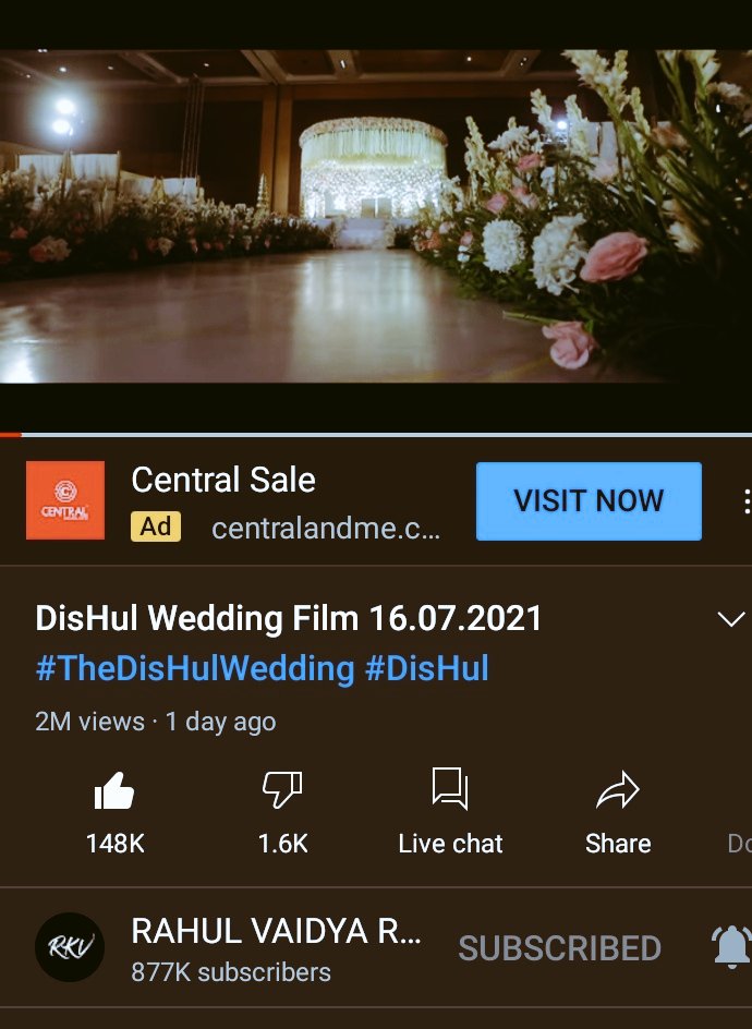 Congratulations 🎉#rkvians #TheDisHulWedding  song is now 2M  yehhhh ❤️❤️❤️❤️❤️
#RahulVaidya #DishaParmar #Dishulians #dishul
