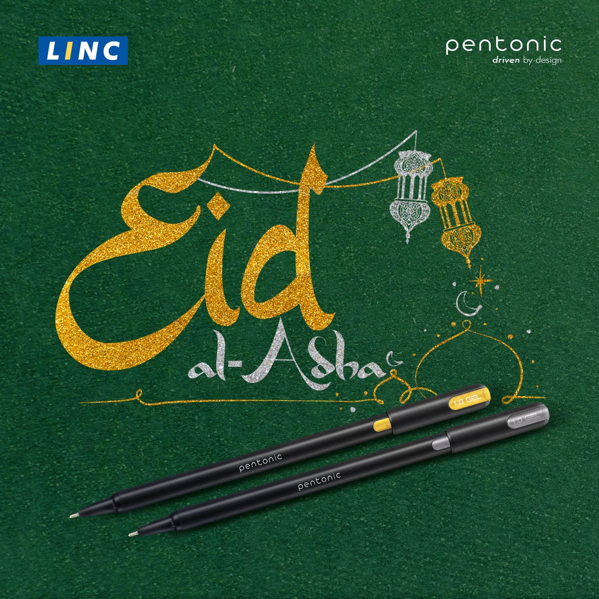 LincLimited's tweet photo. #LincPen wishes everyone a splendid #EidAlAdha.
Stay safe, stay home.
#ThinkItLincIt #Pentonic #DrivenByDesign https://t.co/69aSsqlSxz