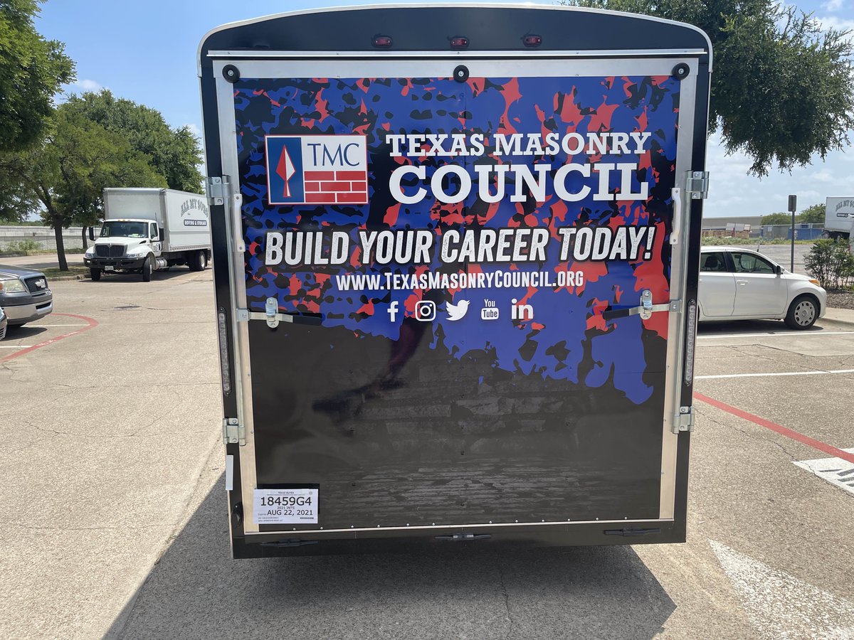 #sneakpeak at #txmasonry new #mobileclassroom debuting TOMORROW at Bud Johnson's <a href="/CTEinGPISD/">CTE_GPISD</a> <a href="/grandprairieisd/">Grand Prairie ISD</a>  #masonrytraining session tomorrow at Grand Prairie High School! 8am - 5pm 

Stop at the booth to sign up for YOUR Masonry Day 2022! #cte #tiva21 <a href="/SPECMIX/">SPEC MIX®</a> #masonryROCKS