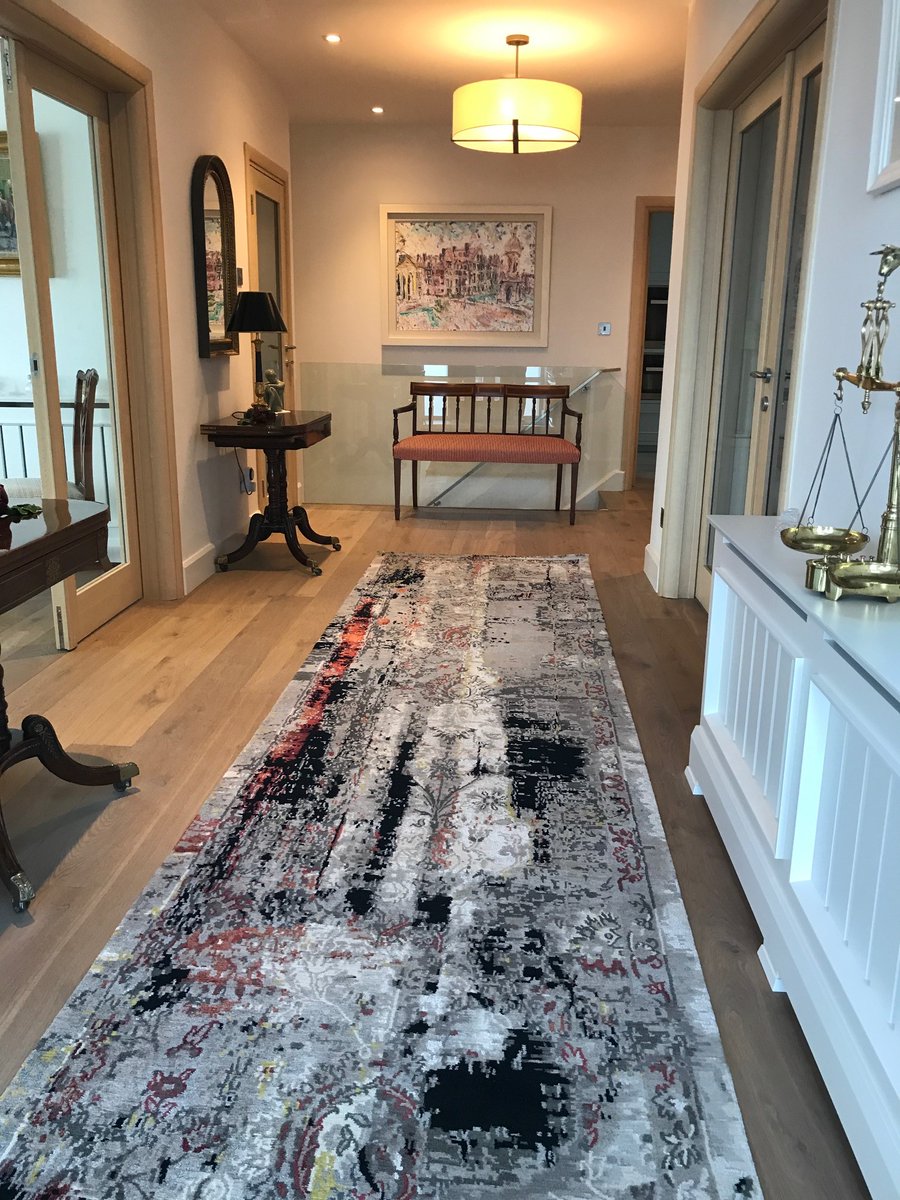 “Brushed Art Classic” by Vartian. Discover more from this stunning designer here now rugart.ie/vartian Remember all Vartian Rugs can be custom-made by RugArt, Ireland’s sole distributor of Vartian Rugs. #VartianRugs #interiordesignDublin #luxurytrends #interiorstrends