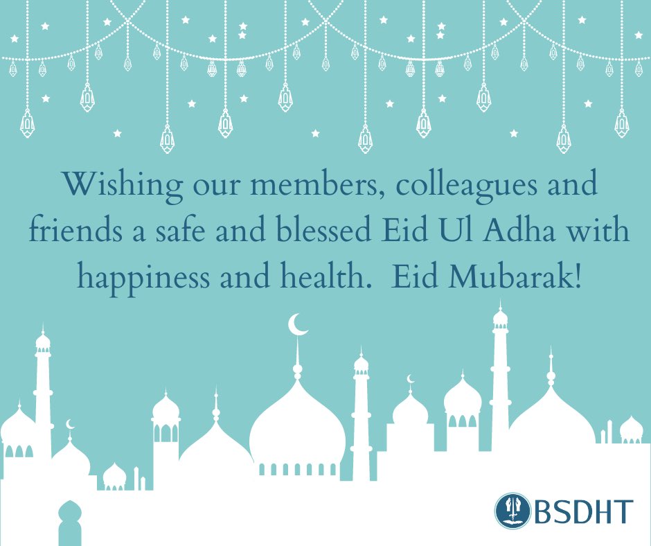 Wishing our members, colleagues and friends a safe and blessed Eid Ul Adha with happiness and health.  Eid Mubarak!