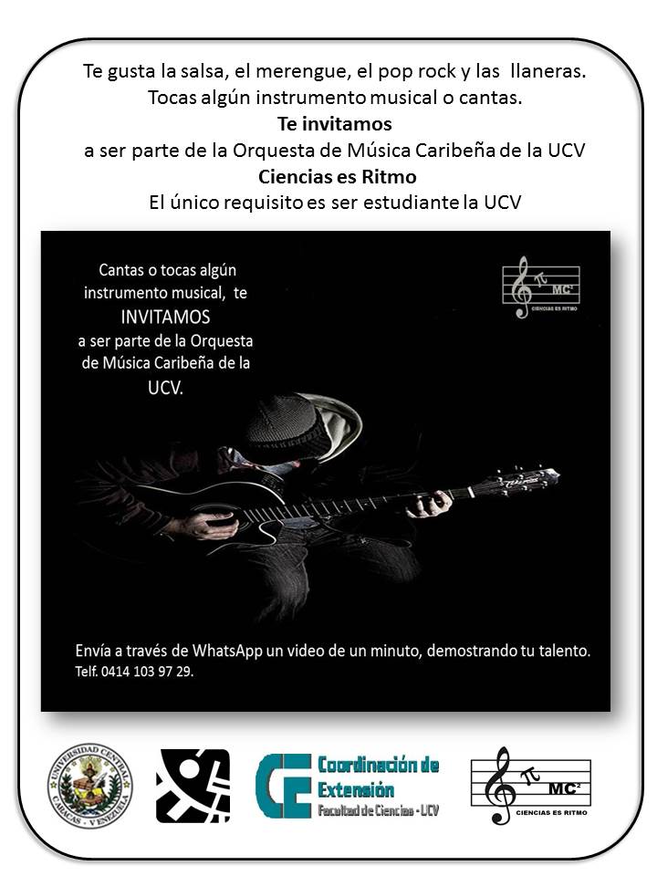 Ciencias es Ritmo UCV (@cienciasesritmo) on Twitter photo 
